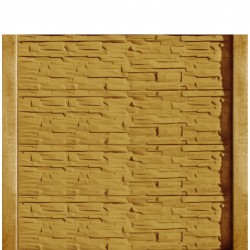Gard beton Industrial Viking cu stâlpi simpli 2 m-2