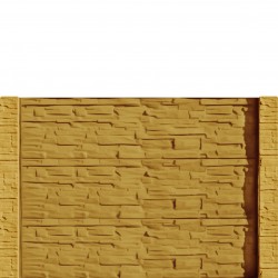 Gard beton Industrial Viking stâlpi cu model piatră 1,5 m-2