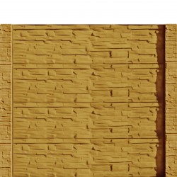 Gard beton Industrial Viking stâlpi cu model piatră 2 m-2