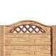Gard beton Normand 1 stâlpi cu model piatră 1,5 m