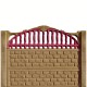 Gard beton Spartan 1 stâlpi simpli 1,6 m