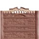 Gard beton Victorian 1 cu stâlpi simpli 1,85 m