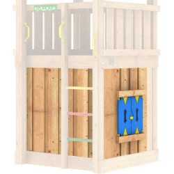 Extensie Jungle Gym – Modul Playhouse – Căsuță copii 125 cm-1