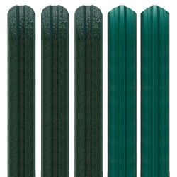 Șipcă metalică gard Lucius 0,5 mm x 11,5 cm Verde supermat (RAL 6005) + CADOU Șuruburi-2