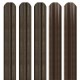 Șipcă metalică gard Lucius 0,5 mm x 11,5 cm Maro supermat (RAL 8019) + CADOU Șuruburi