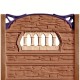 Gard beton Viking 2 cu stâlpi simpli 1,85 m