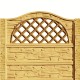 Gard beton Normand 2 stâlpi cu model piatră 2 m