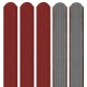 Șipcă metalică 3D Ronin 0,45 mm x 11,5 cm Roșu lucios (RAL 3011)