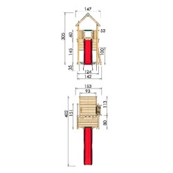 Turn copii Jungle Gym Cubby-2