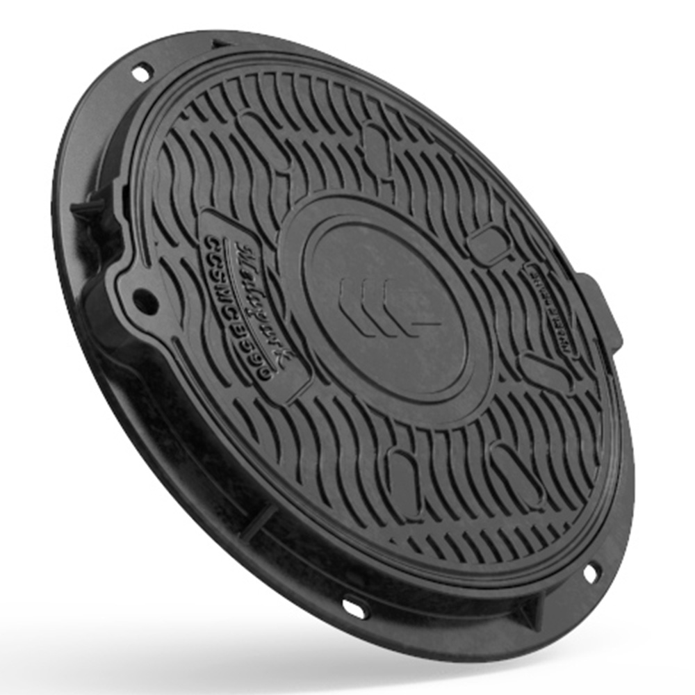 Capac canalizare din compozit Etana rotund, 59 cm, B125