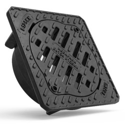 Capac compozit pentru tub DN 315, 38x38 cm, B125-1