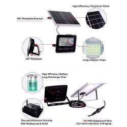 Proiector solar puternic LED Sirius-7