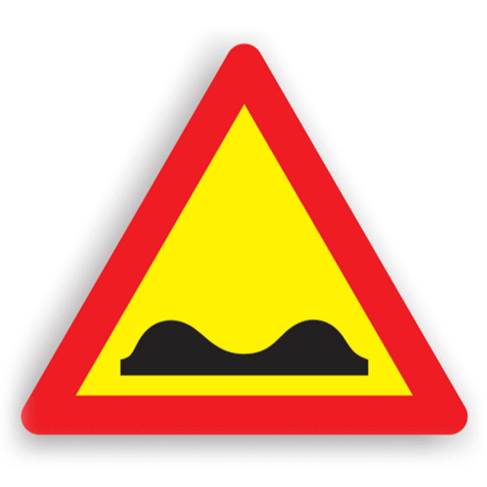 Indicator de semnalizare a lucrărilor - Drum cu denivelări 70 cm