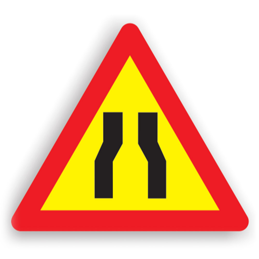 Indicator de semnalizare a lucrărilor - Drum îngustat 70 cm
