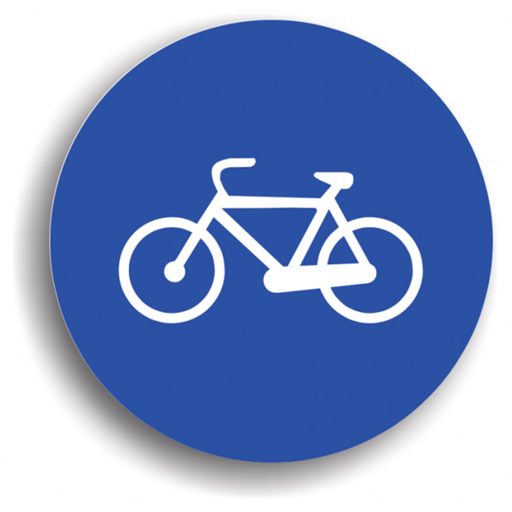 Indicator de reglementare - Pistă pentru biciclete 60 cm