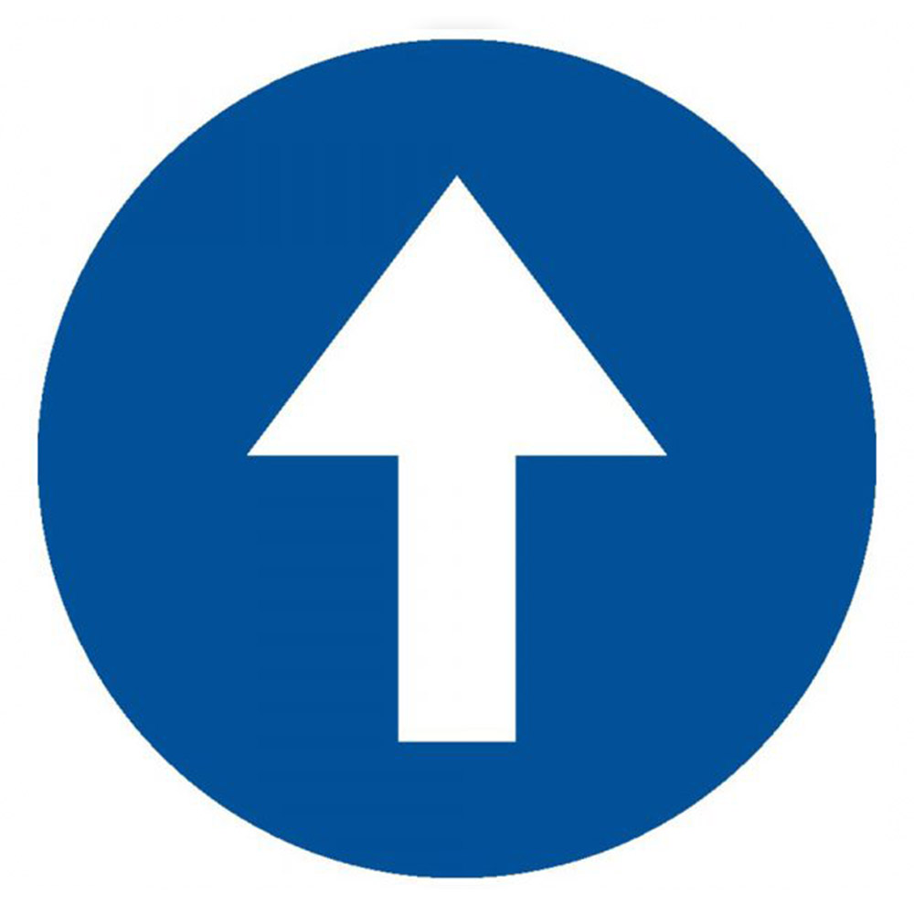 Indicator de reglementare - Înainte 80 cm
