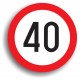 Indicator de reglementare - Limitare de viteză 60 cm