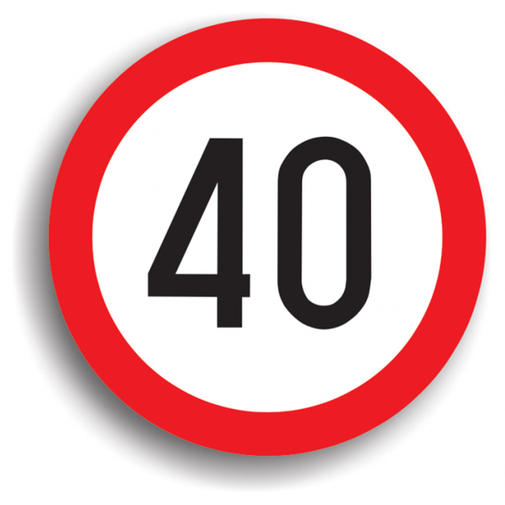 Indicator de reglementare - Limitare de viteză 60 cm
