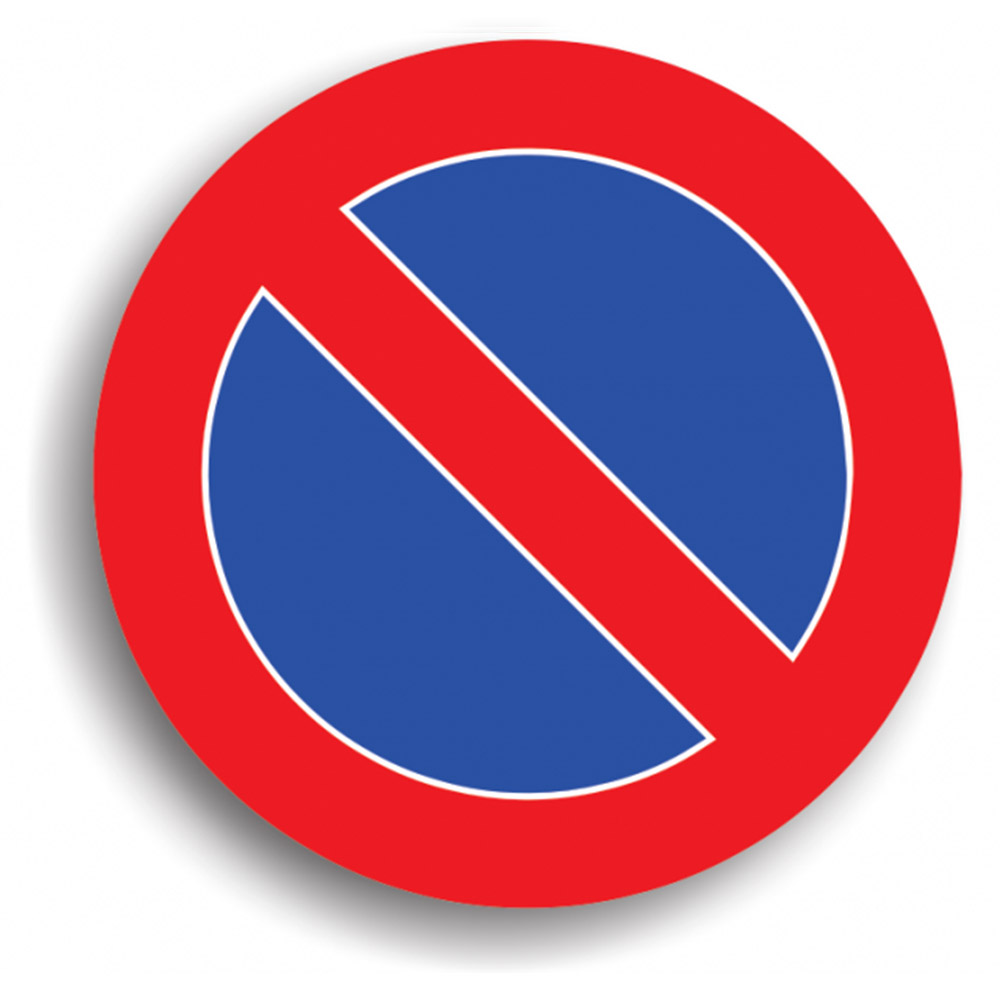 Indicator de reglementare - Staționare interzisă 80 cm