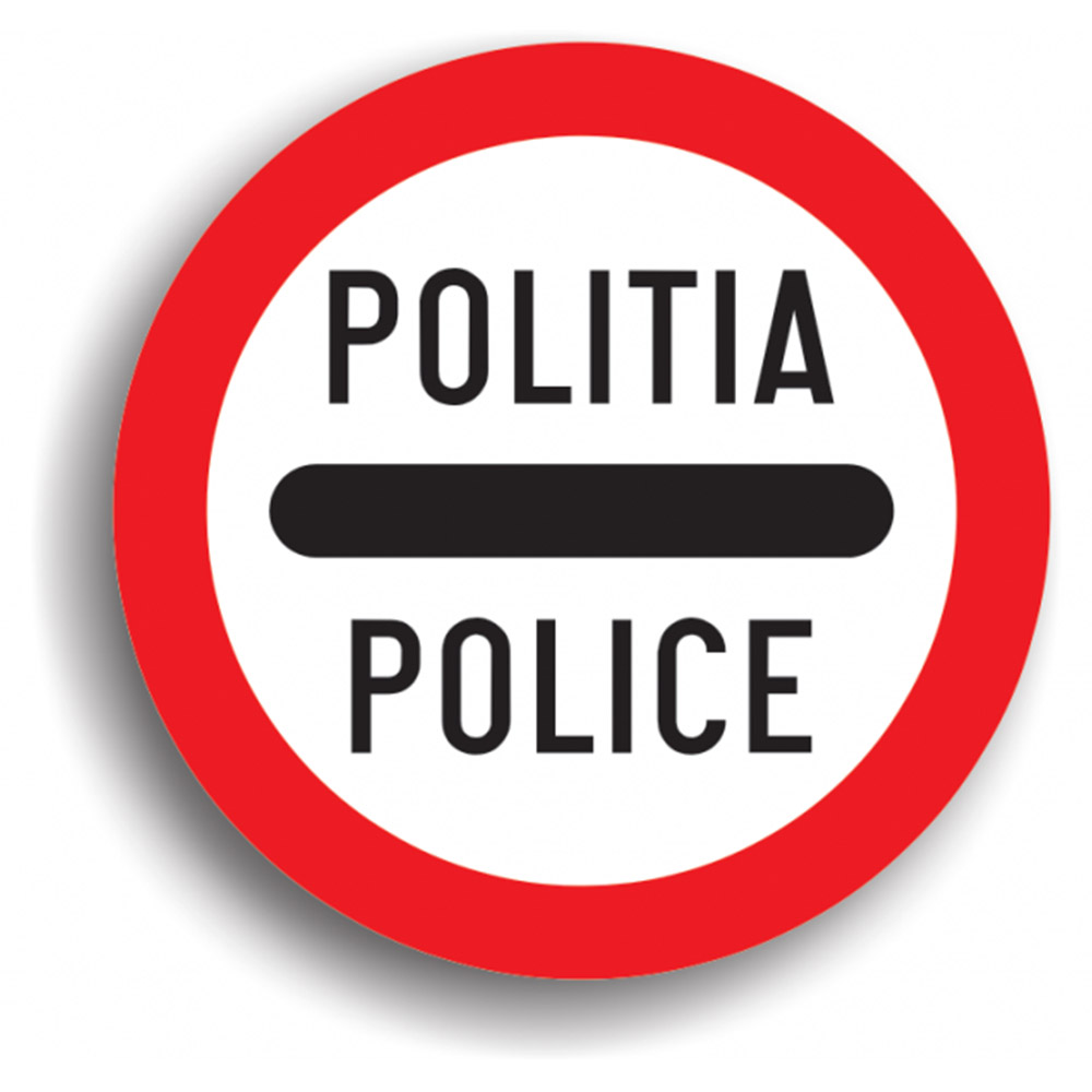 Indicator de reglementare - Control poliție 60 cm