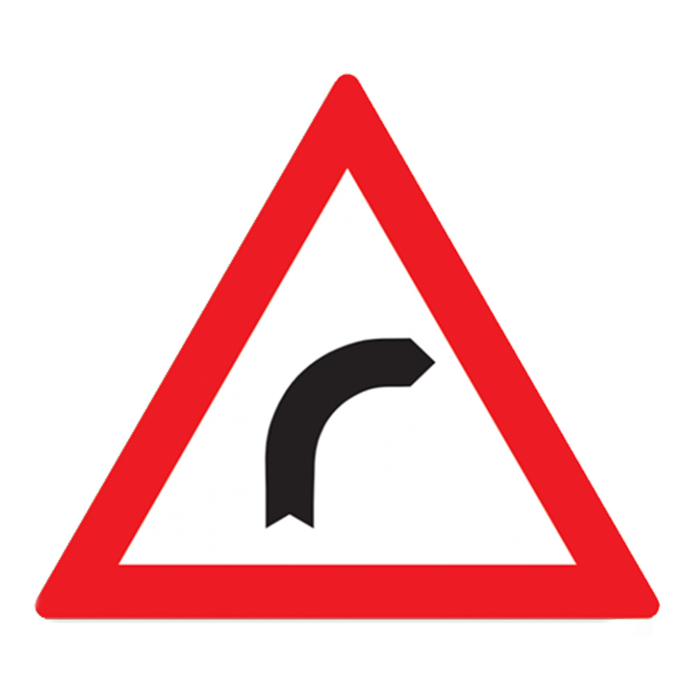Indicator de avertizare - Curbă la stânga / dreapta 90 cm