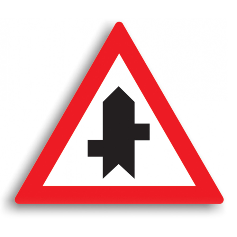 Indicator de avertizare - Intersecție cu drum fără prioritate 70 cm