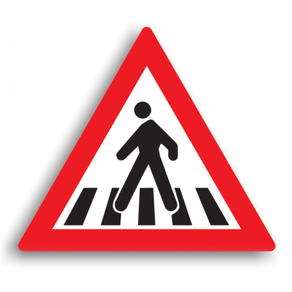 Indicator de avertizare - Presemnalizare trecere de pietoni 90 cm