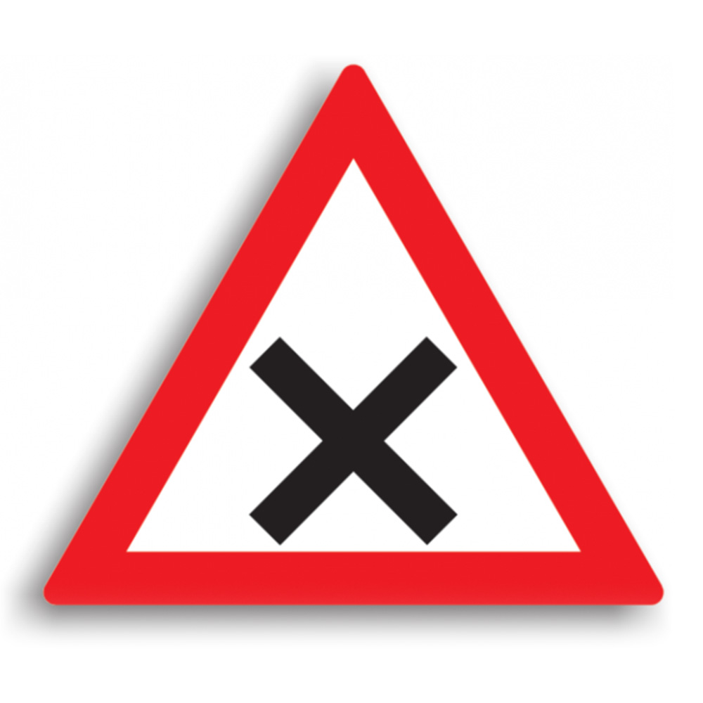 Indicator de avertizare - Intersecție de drumuri 70 cm