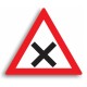Indicator de avertizare - Intersecție de drumuri 90 cm