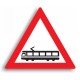 Indicator de avertizare - Trecere la nivel cu linii de tramvai 70 cm