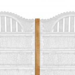Stâlpi gard beton 13 x 13 x 220 cm 2,2 m Stâlpi simpli