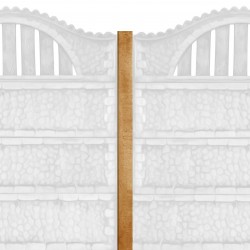 Stâlpi gard beton 13 x 13 x 270 cm 2,7 m Stâlpi simpli