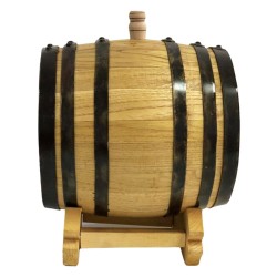 Butoi lemn masiv stejar pentru țuică 2 L-1