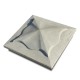 Capac stâlp gard beton gri 45x45 cm