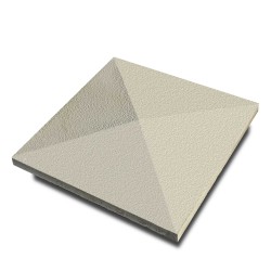 Capac stâlp gard beton 49 x 49 cm Gri Beton Pătrat